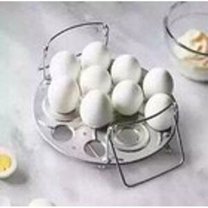 Pampered Chef (100089) Quick Cooker Stackable Steaming Rack‎ Set Stainless Steel